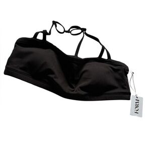 NWT Form Activewear The Halter Black Size Large cutout racer back BR002 New